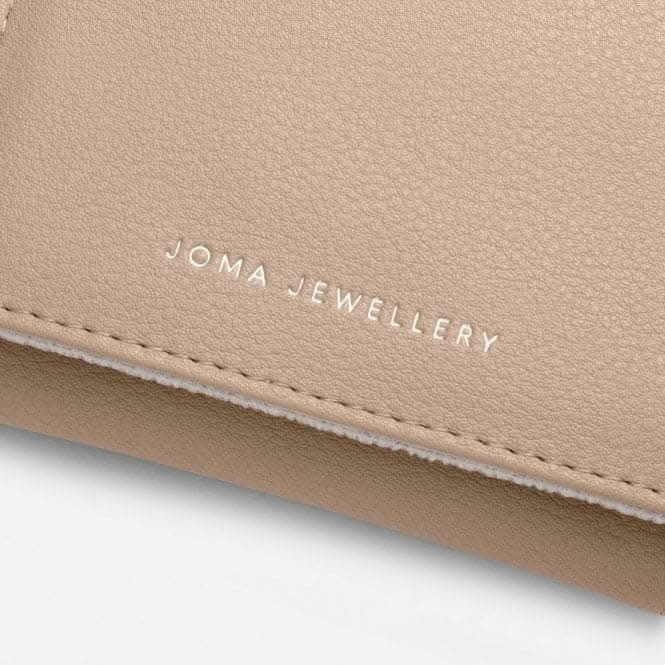 Hello Beautiful Soft Tan 12.5cm X 11cm Jewellery Roll 6402
