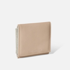 Hello Beautiful Soft Tan 12.5cm X 11cm Jewellery Roll 6402