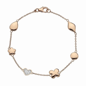 Hot Diamonds Stargazer Rose Gold Plated Bracelet