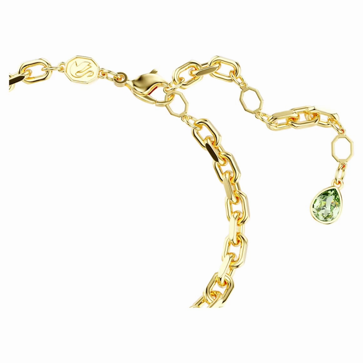 Idyllia Multicoloured Mixed Cuts Gold Bracelet