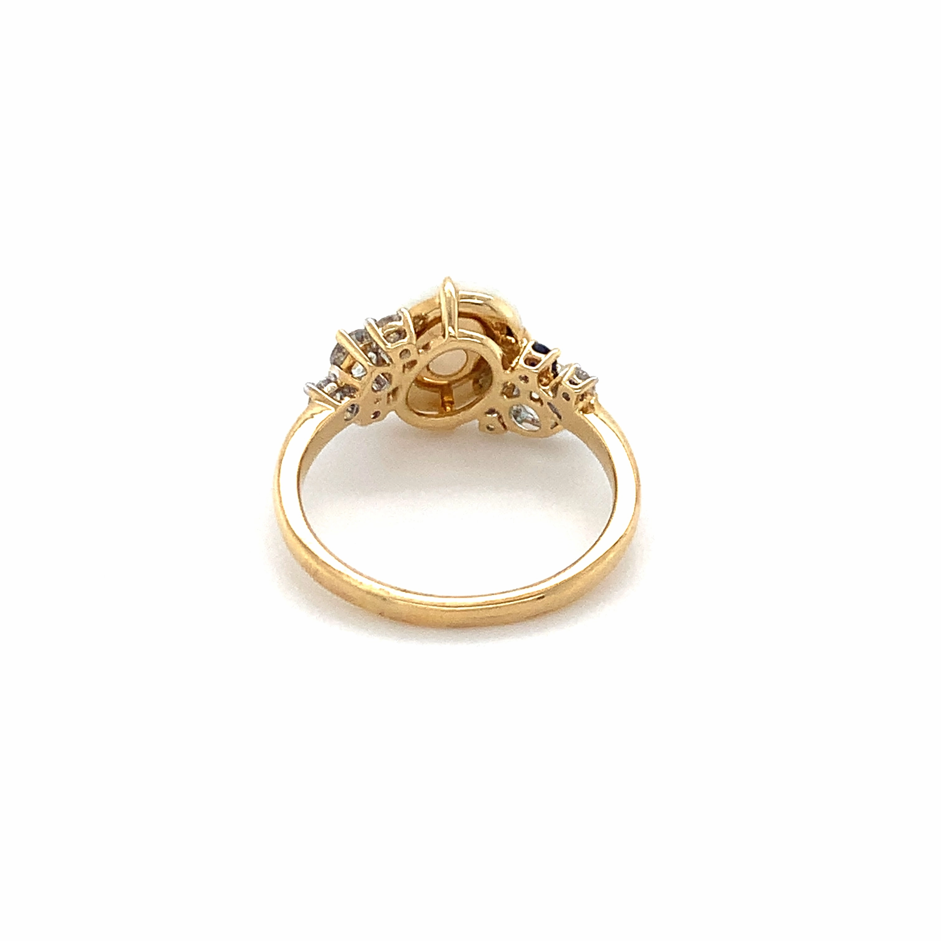 Iris White Opal Ring