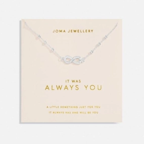 It Was Always You Silver Plated 46cm   5cm Necklace 6739