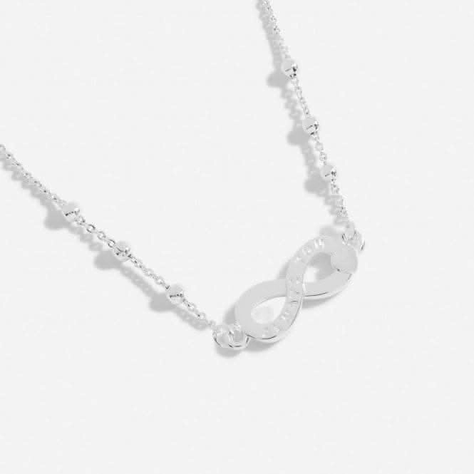 It Was Always You Silver Plated 46cm   5cm Necklace 6739