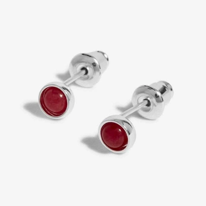 January Birthstone Boxed Earrings 5528