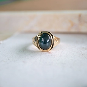 Jasper Star Sapphire Ring