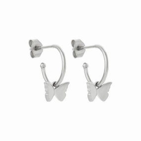 Karen Walker - Butterfly Hoop Earrings