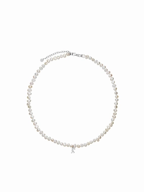 Karen Walker - Mini Girl With Pearls Necklace