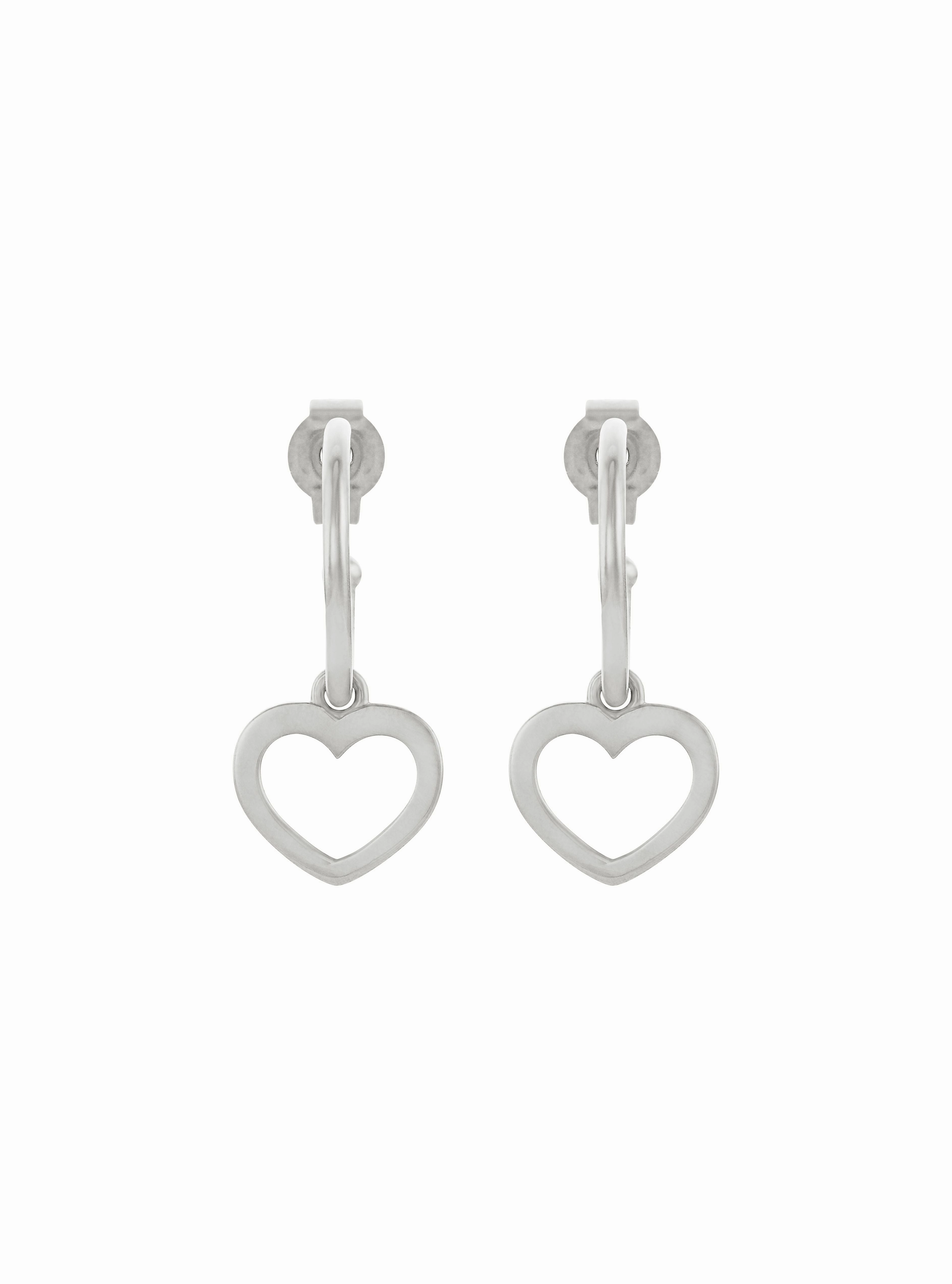 Karen Walker - Mini Heart Hoop Earrings