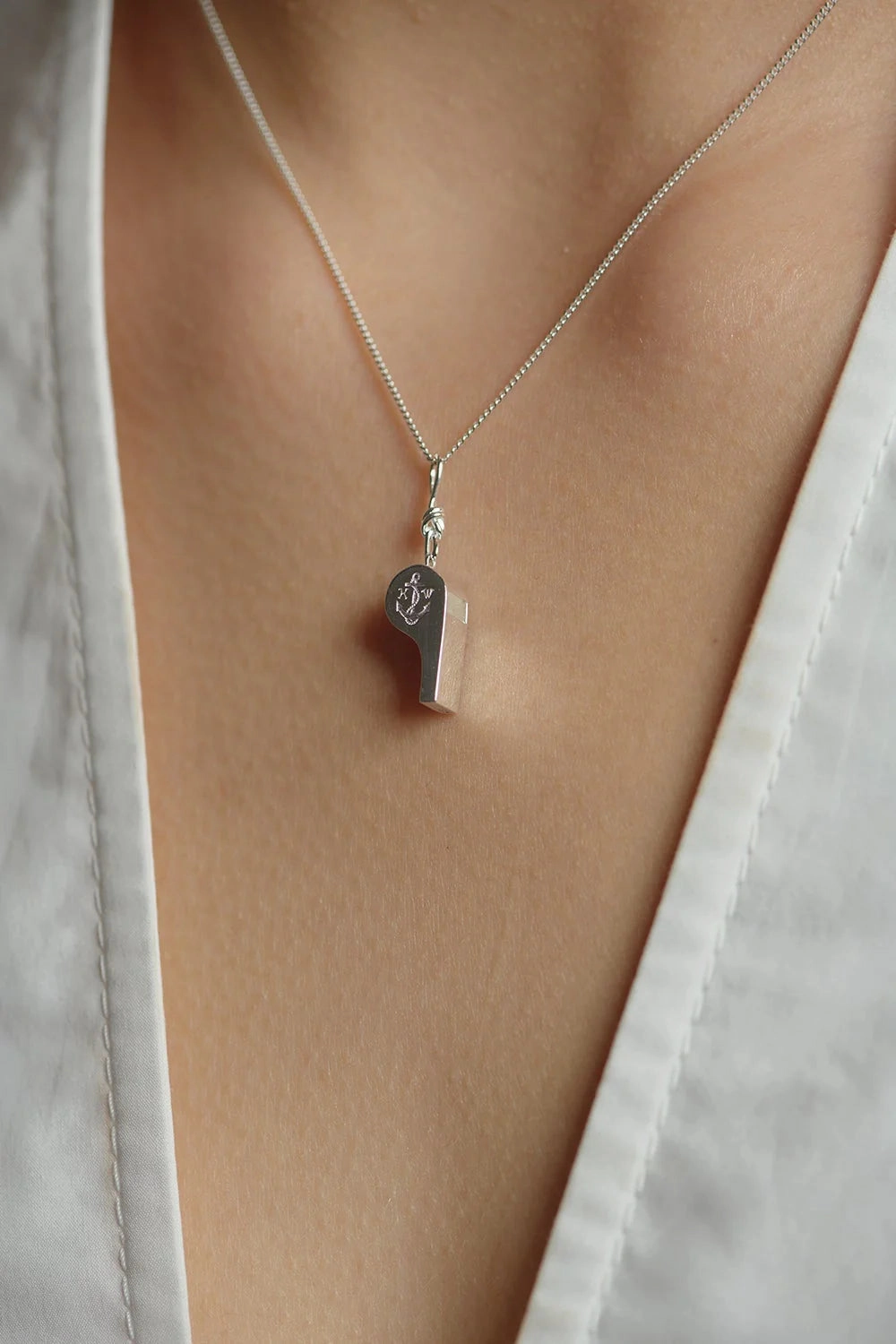 Karen Walker - Navigators Whistle Charm Silver