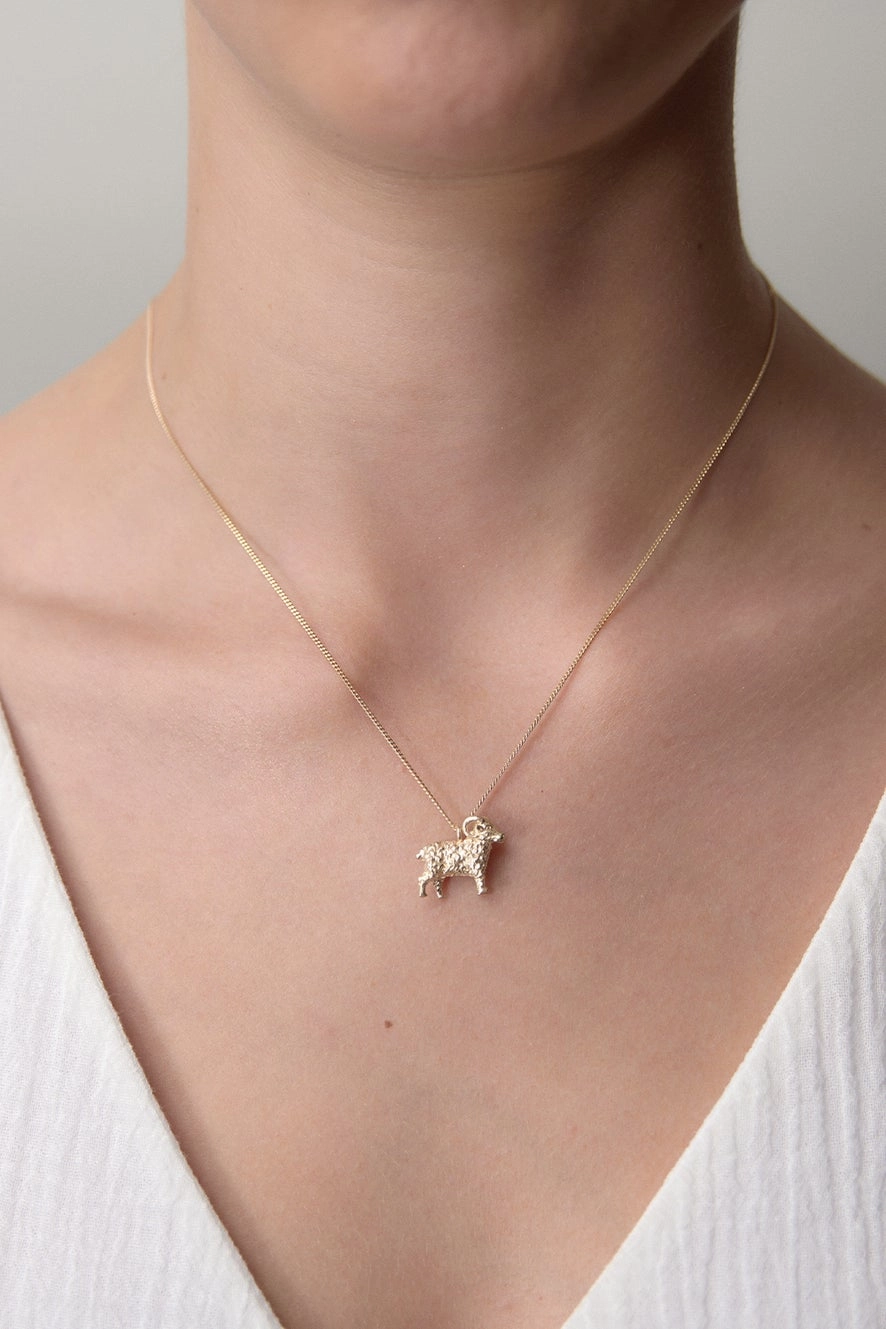 Karen Walker - Ram Necklace Silver