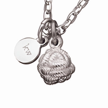 Karen Walker - Rope Ball Charm Silver