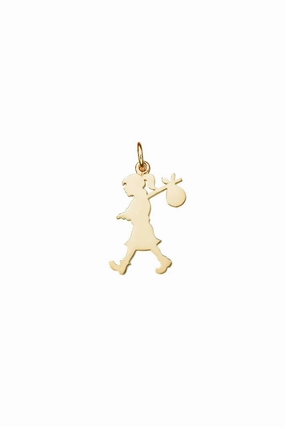 Karen Walker - Runaway Girl Large Charm Gold