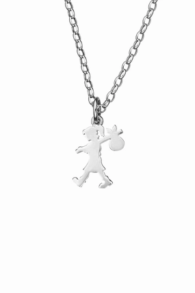 Karen Walker - Runaway Girl Pendant Silver