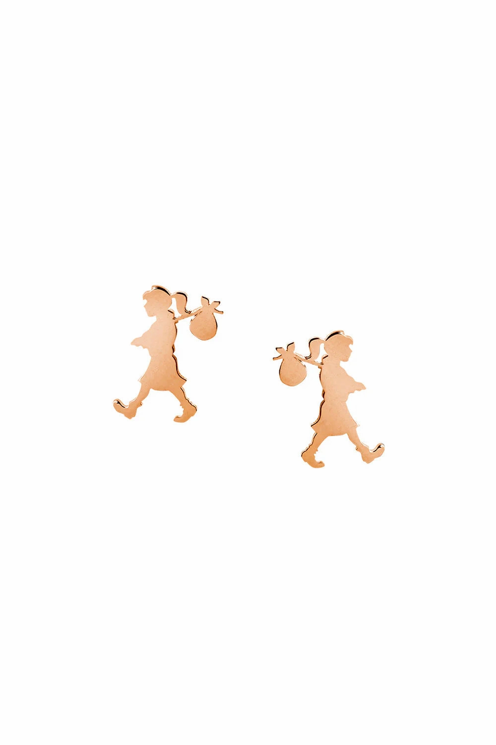 Karen Walker - Runaway Girl Studs Rose Gold