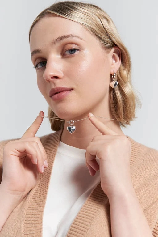 Karen Walker - Runaway Heart Necklace Silver