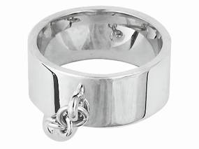 Karen Walker - Sterling Silver Ball & Chain Ring