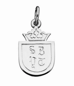 Karen Walker - Sterling Silver Crest Charm
