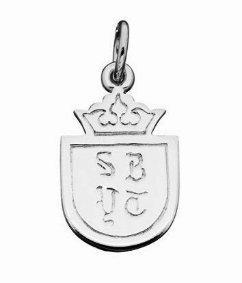Karen Walker - Sterling Silver Crest Charm