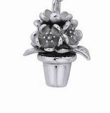 Karen Walker Botanical Flower Pot Charm