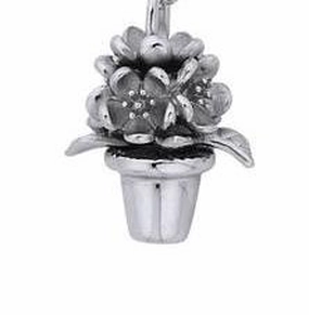 Karen Walker Botanical Flower Pot Charm