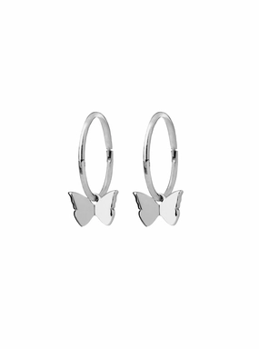 Karen Walker Butterfly Sleepers- Silver