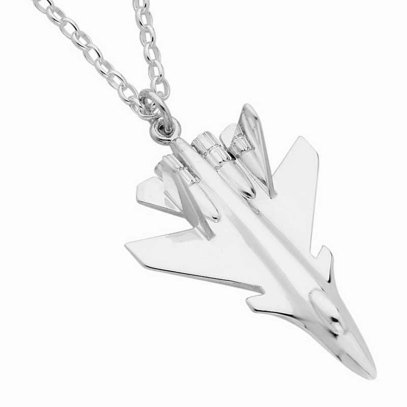 Karen Walker Plane Pendant - Plain - Silver