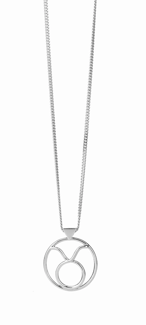 Karen Walker Zodiac Pendant - Taurus - Silver