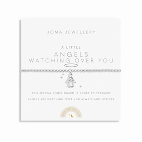 Kids A Little Angels Watching Over You Silver Plated Bracelet C770