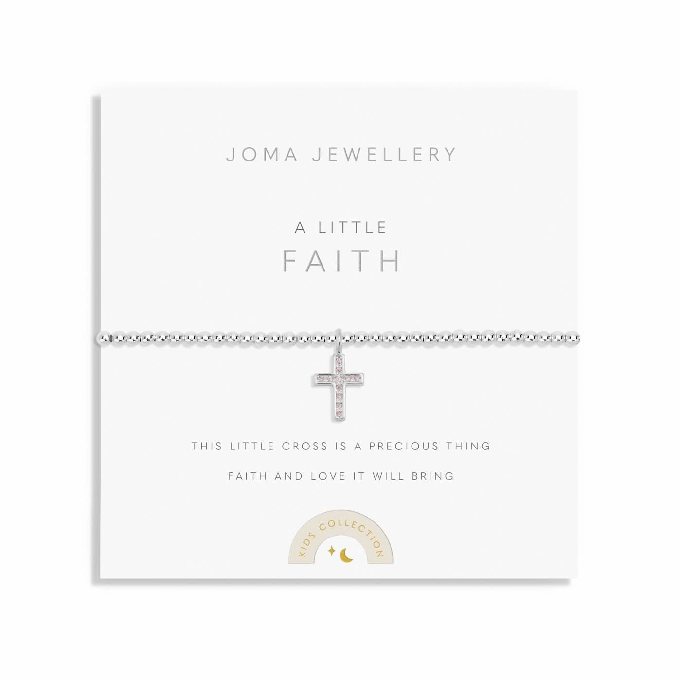 Kids A Little Faith Silver Plated Bracelet C771