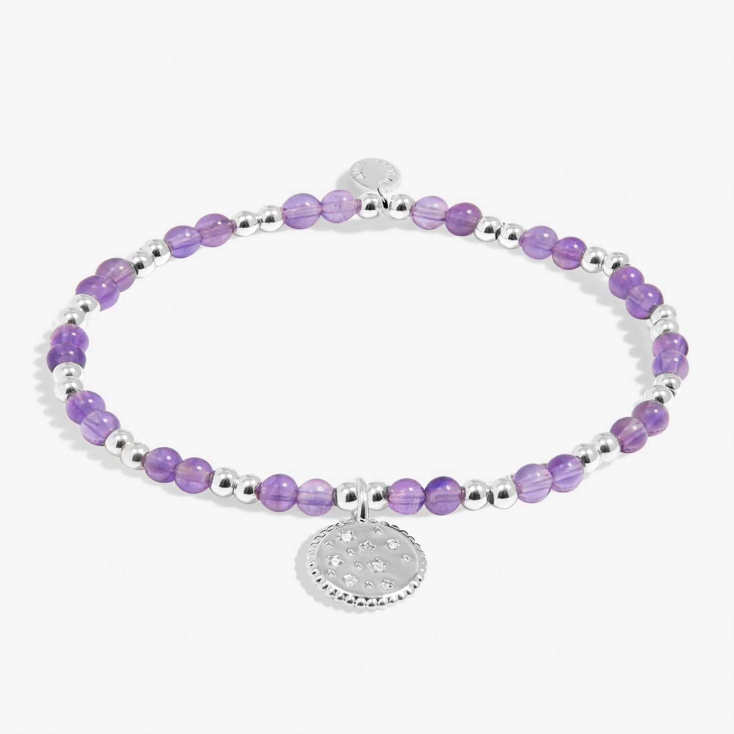 Kids A Little February Birthstone Silver Plated Bracelet C783
