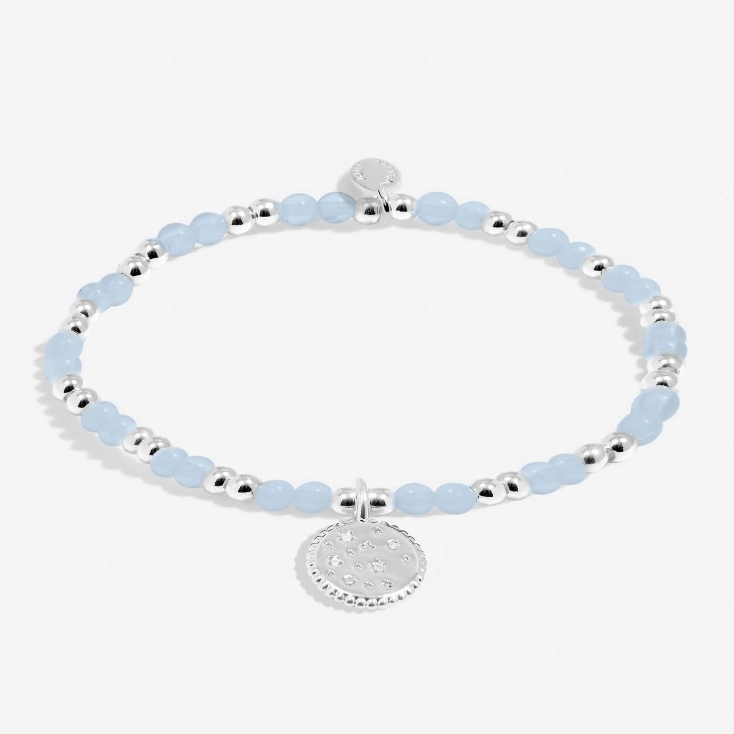 Kids A Little March Birthstone Silver Plated Bracelet C784