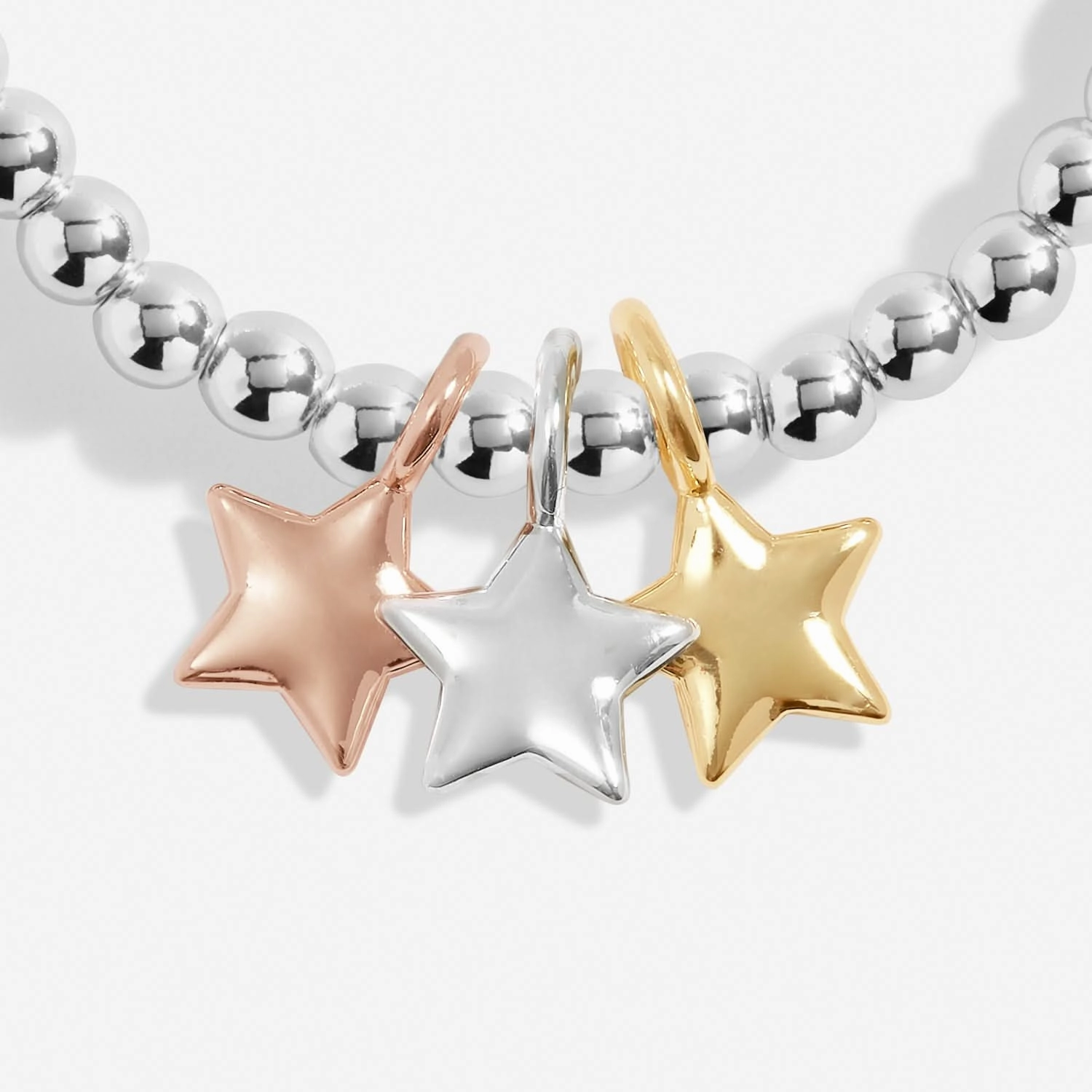 Kids A Little Three Wishes Silver Gold & Rose Gold Plated Bracelet C772