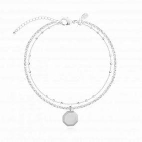 Kismet Chains Hex Silver Bracelet 4815