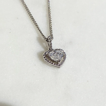 Kylie Heart Diamond Pendant