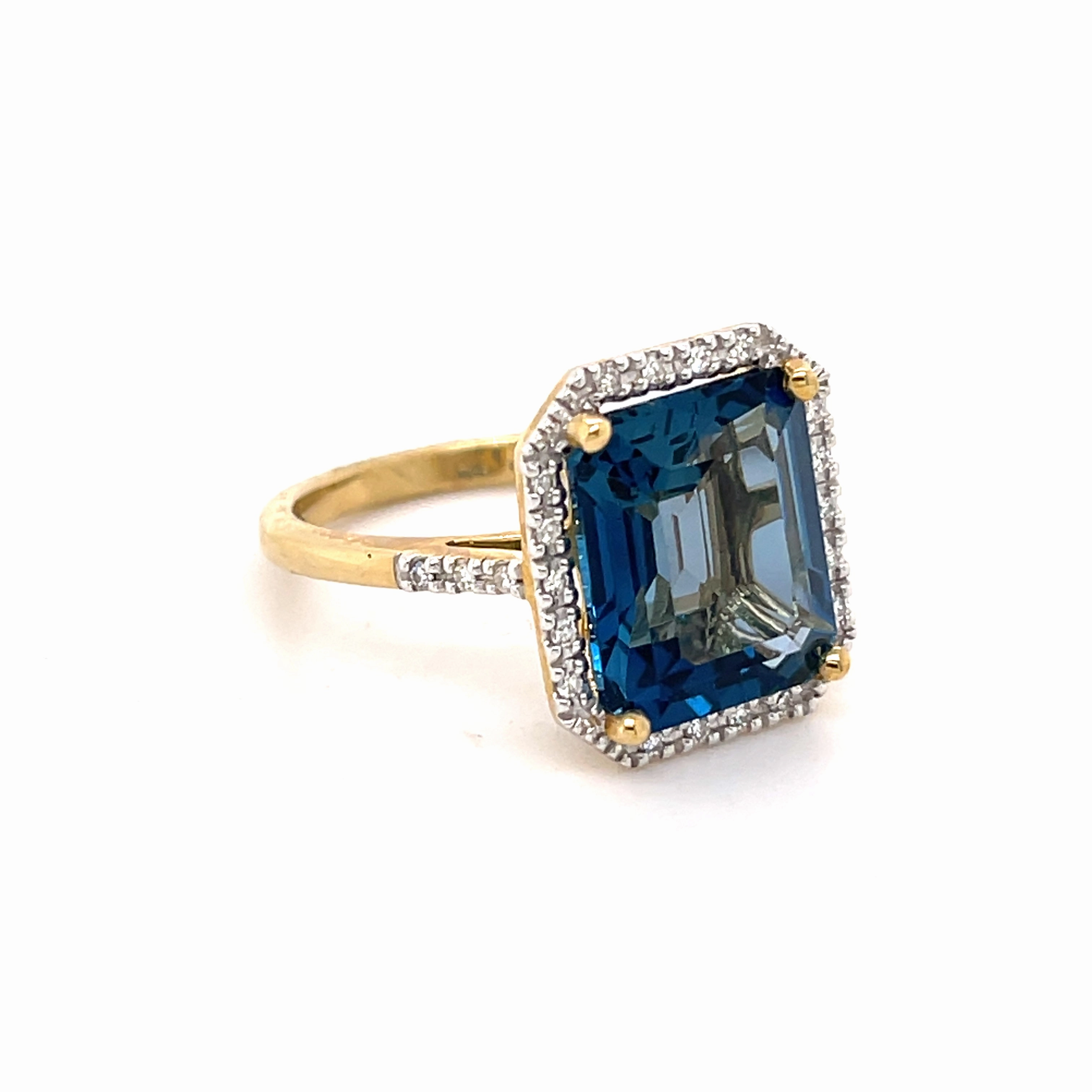Lewisham London Blue Topaz Ring