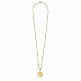 Life Lockets Gold Round Locket 50cm Necklace 4513