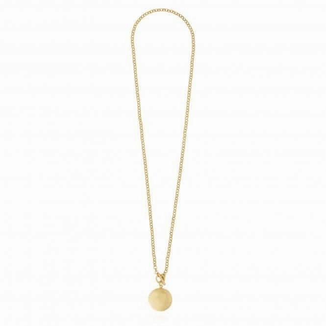 Life Lockets Gold Round Locket 50cm Necklace 4513
