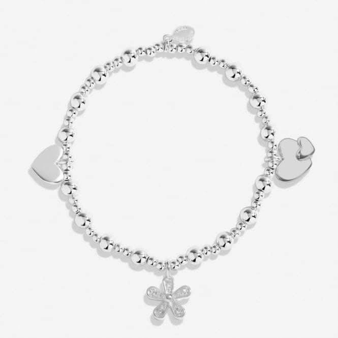 Life's A Charm If Mums Were Flowers I'd Pick You Silver Plated 17.5cm Bracelet 6909