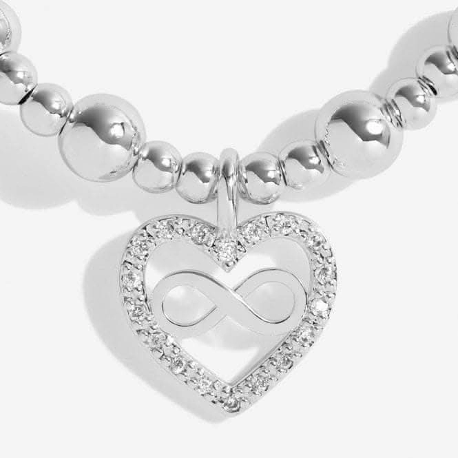 Life's A Charm Lovely Friend Silver Charm 17.5cm Stretch Bracelet 5317