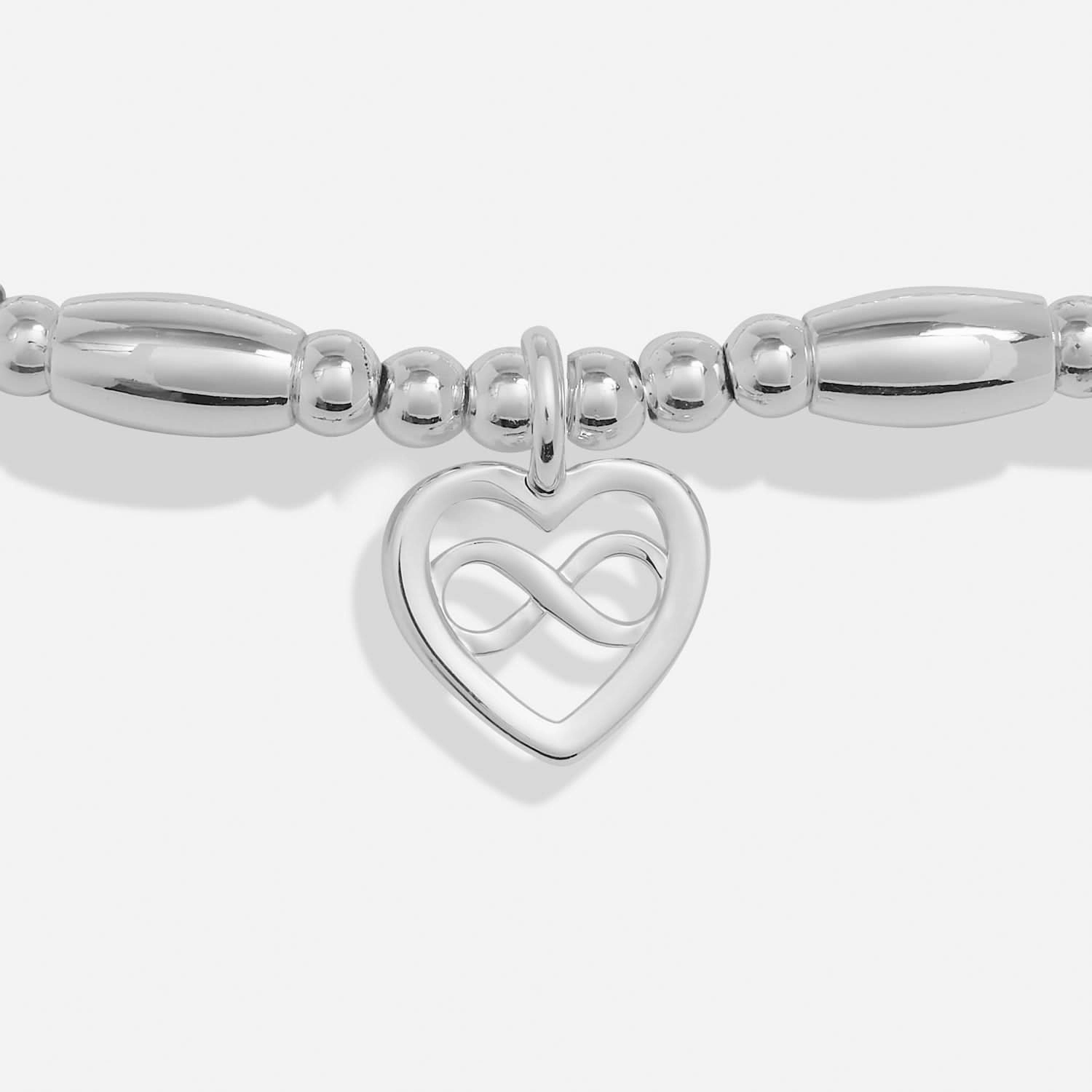 Lifes A Charm Family Silver Plated Bracelet 7857