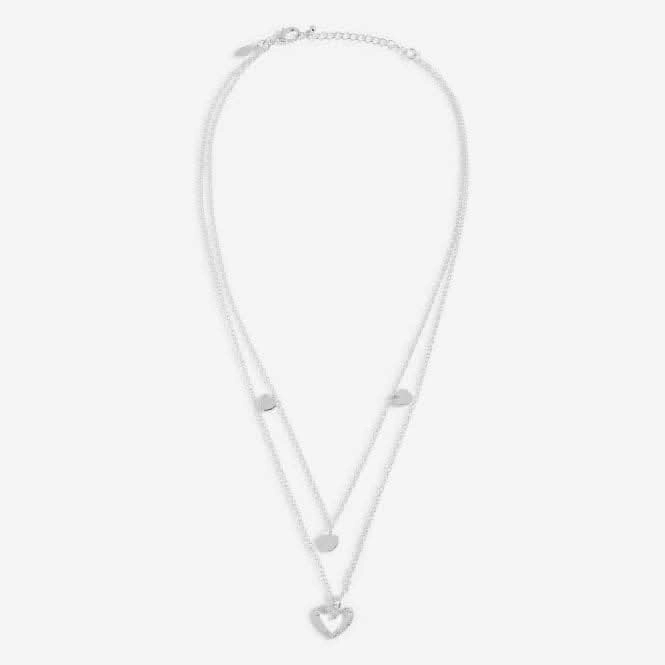 Lila Heart Layered Necklace 5914