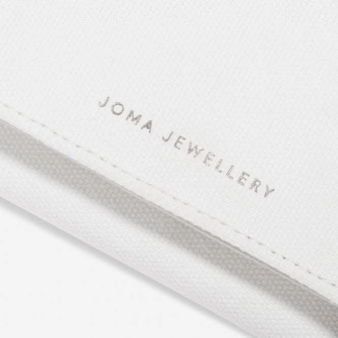 Linen Jewellery Roll Off White 38cm X 11cm X 12.5cm Jewellery Roll 7356