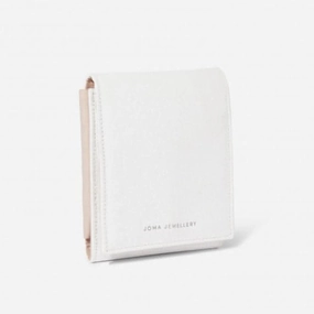 Linen Jewellery Roll Off White 38cm X 11cm X 12.5cm Jewellery Roll 7356