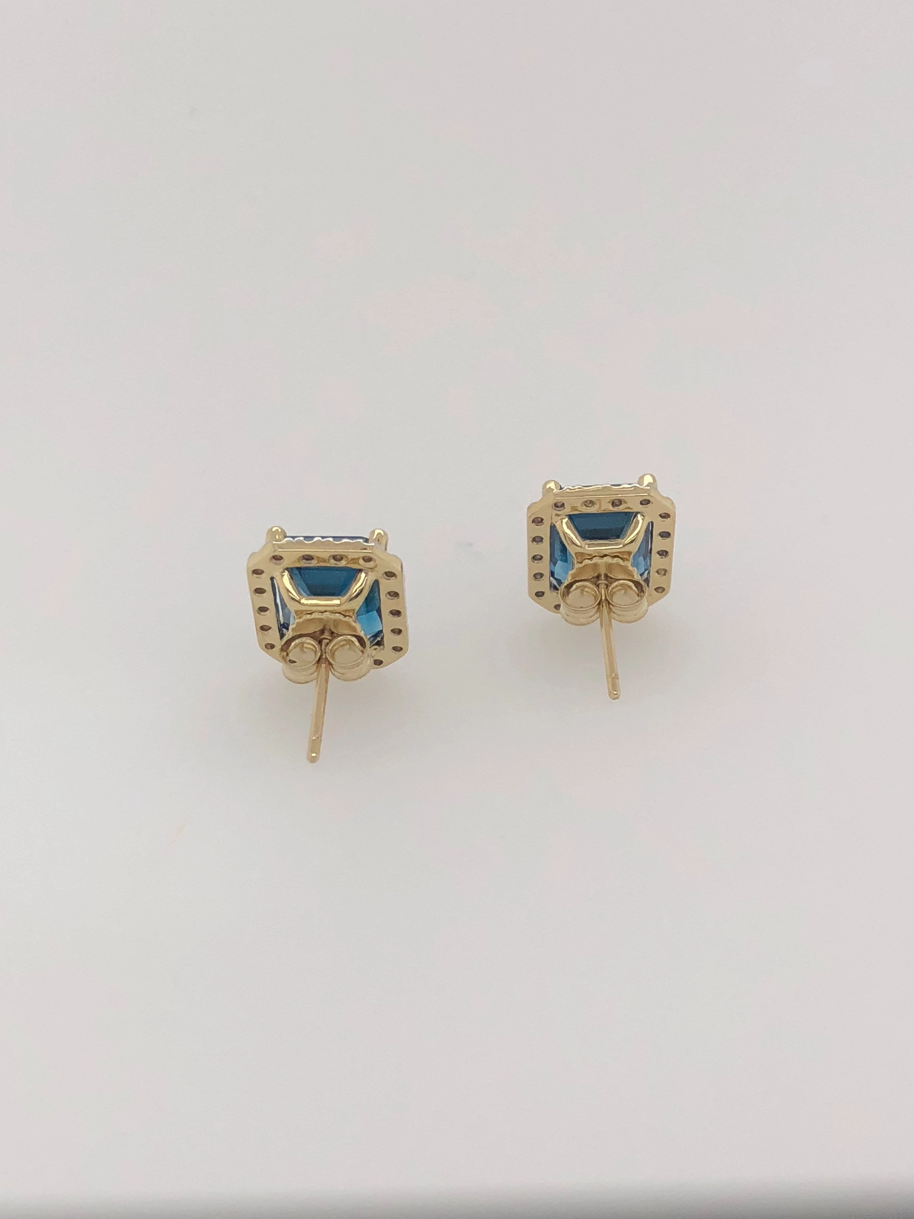 London Blue Topaz Earrings