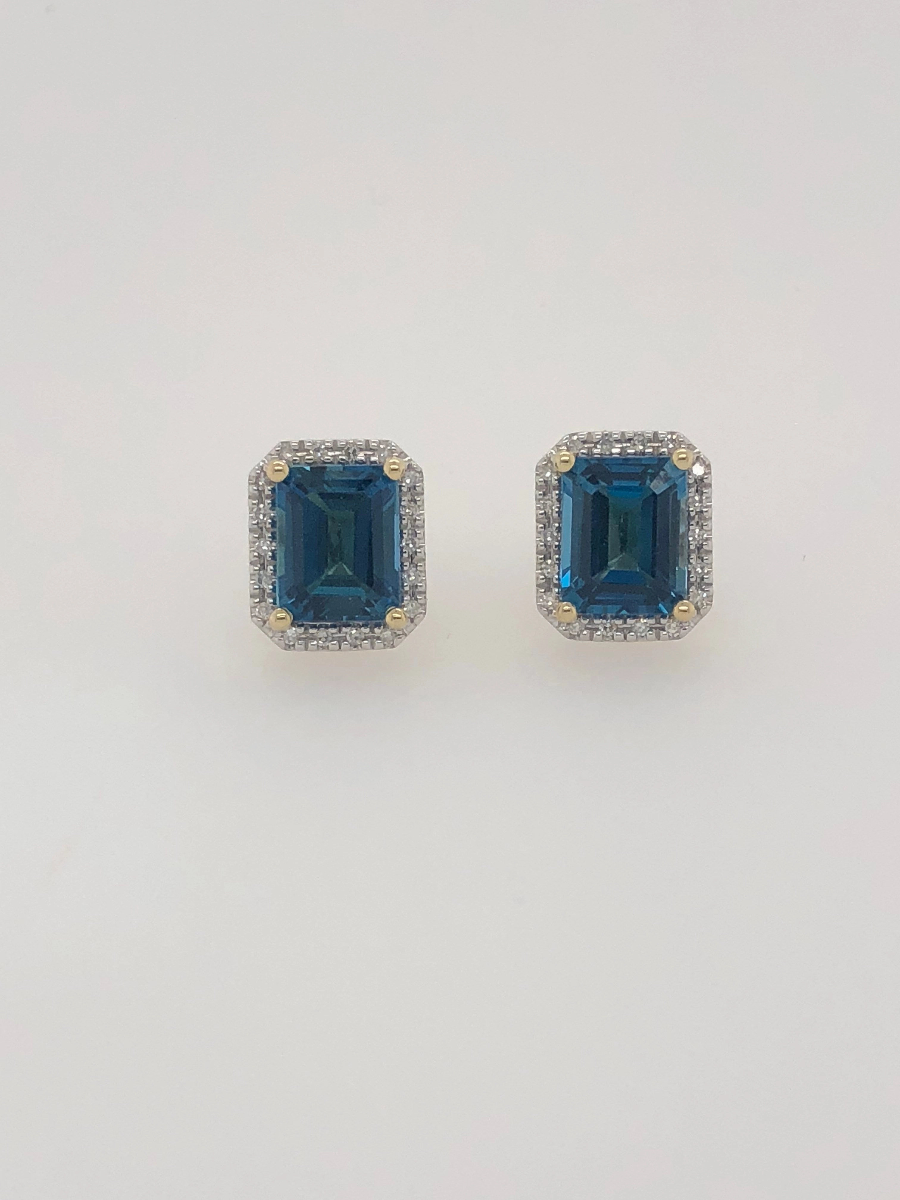 London Blue Topaz Earrings