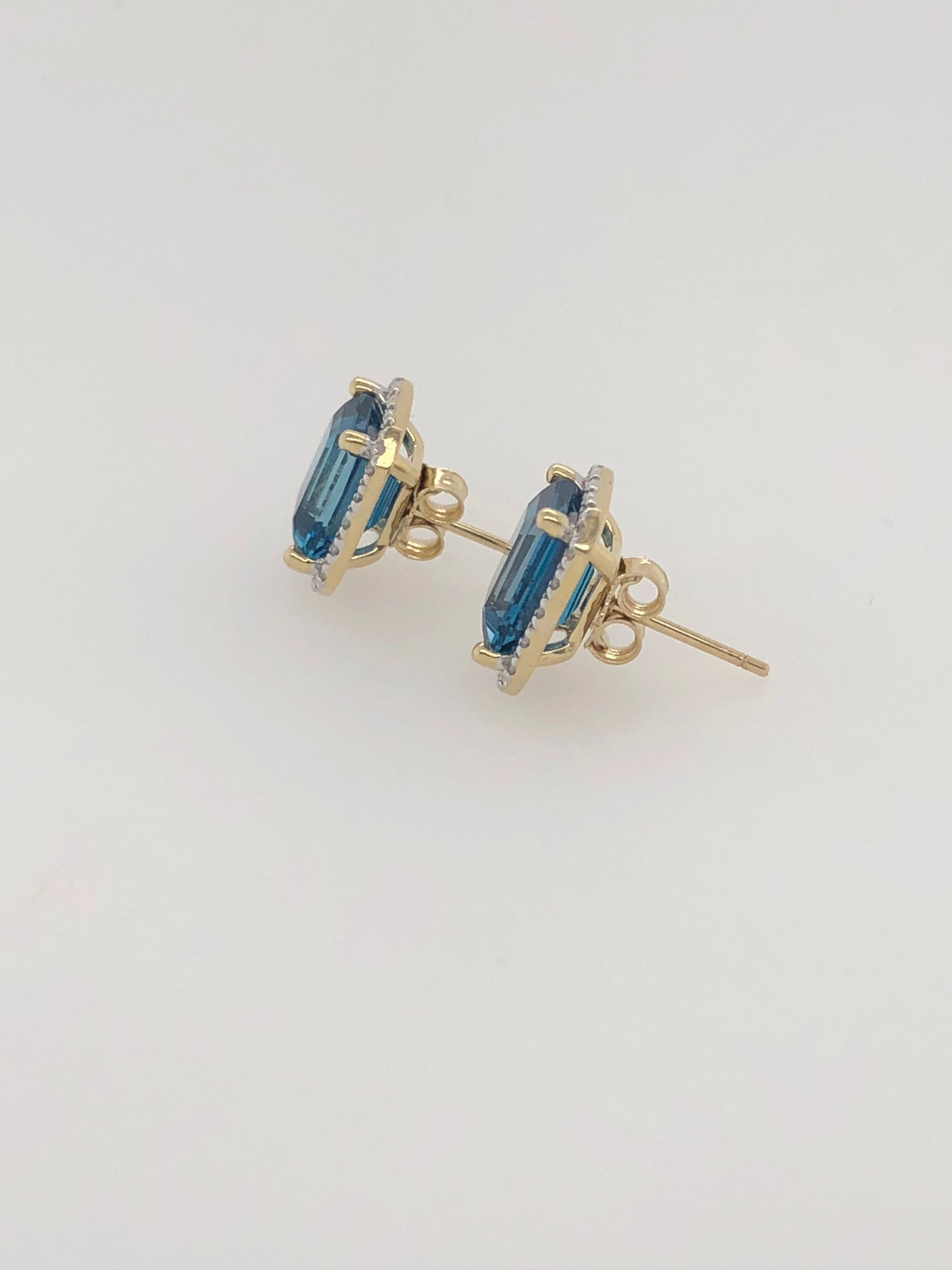 London Blue Topaz Earrings