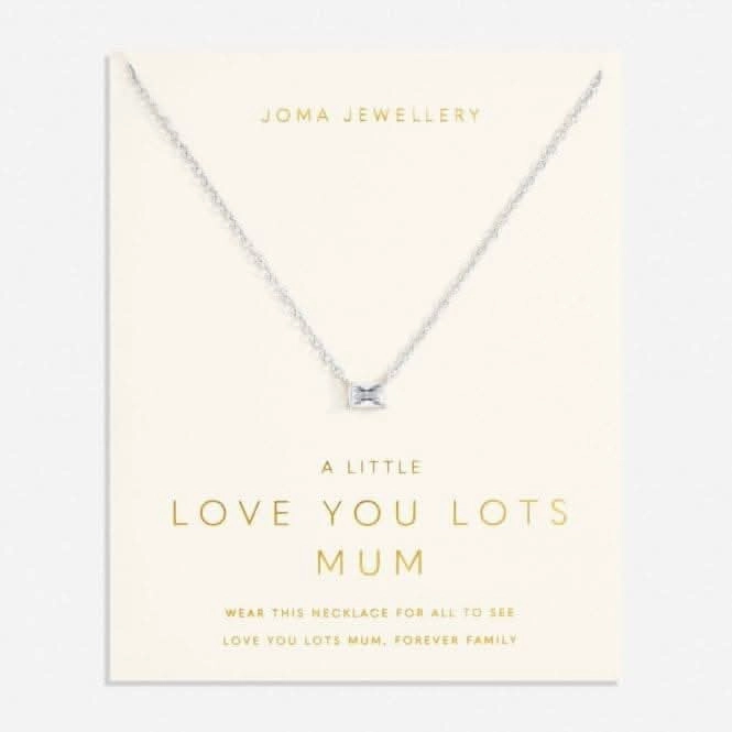 Love From Your Little Ones Love You Lots Mum Silver Plated Necklace 7304