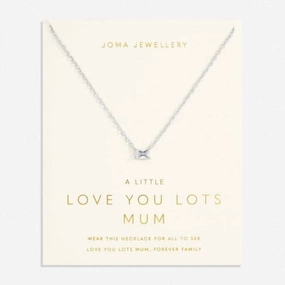 Love From Your Little Ones Love You Lots Mum Silver Plated Necklace 7304