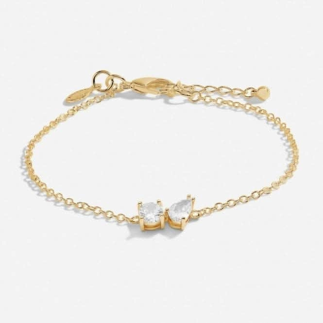 Love From Your Little Ones Two Gold Plated 18cm   3cm Bracelet 6919