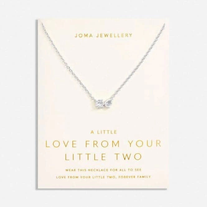 Love From Your Little Ones Two Silver Plated 46cm   5cm  Necklace 7299